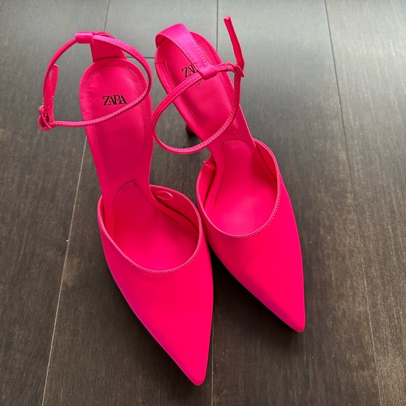 Zara Barbie pink heels - Picture 2 of 6